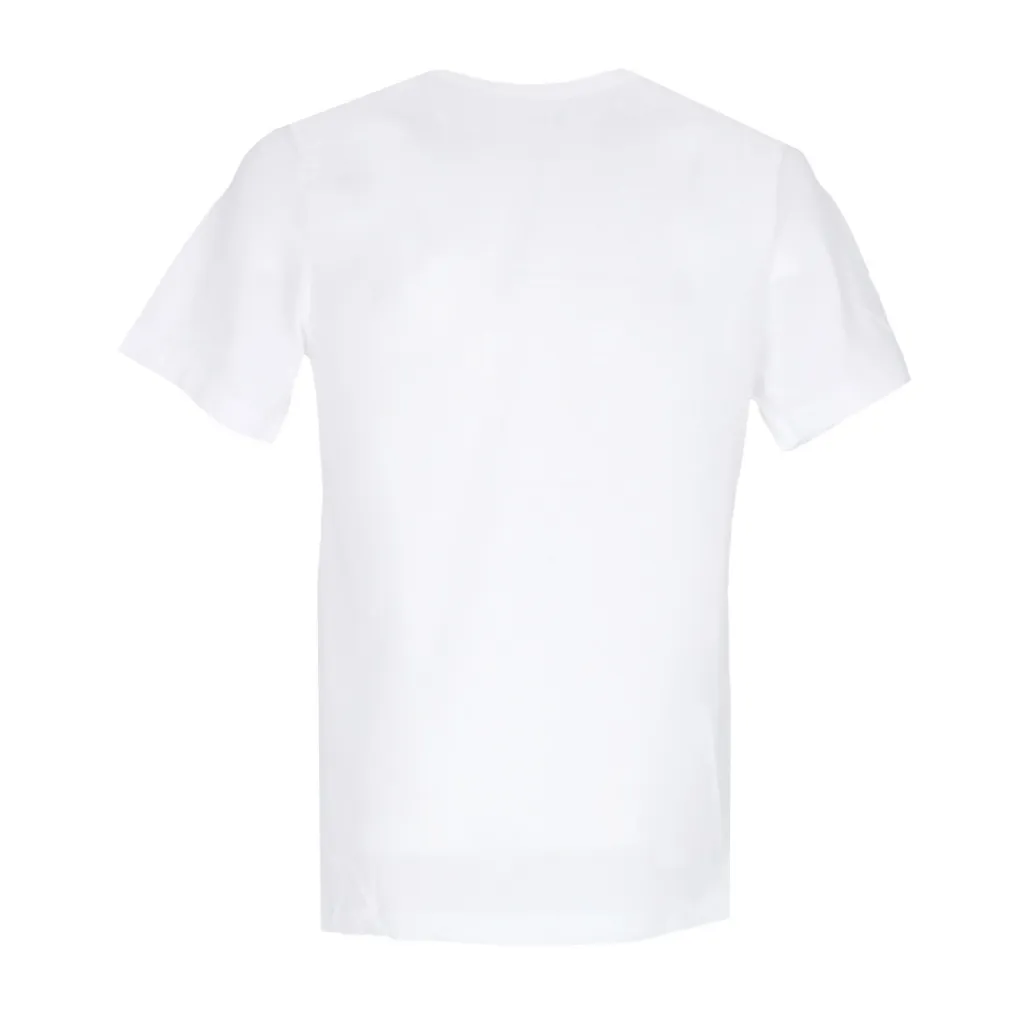 maglietta uomo nba dri fit essential logo tee WHITE
