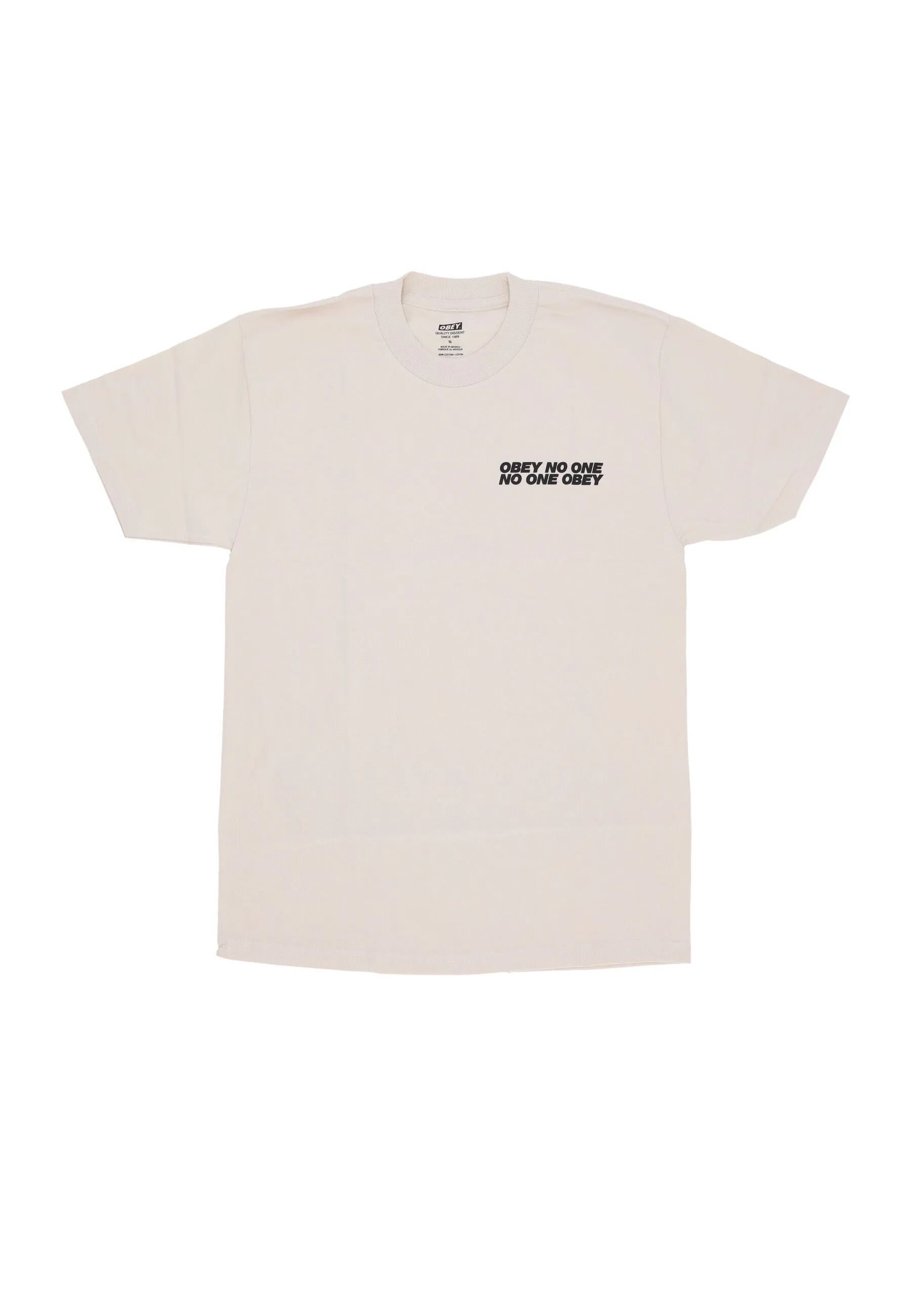 Maglietta Uomo No One Obey Tee Cream