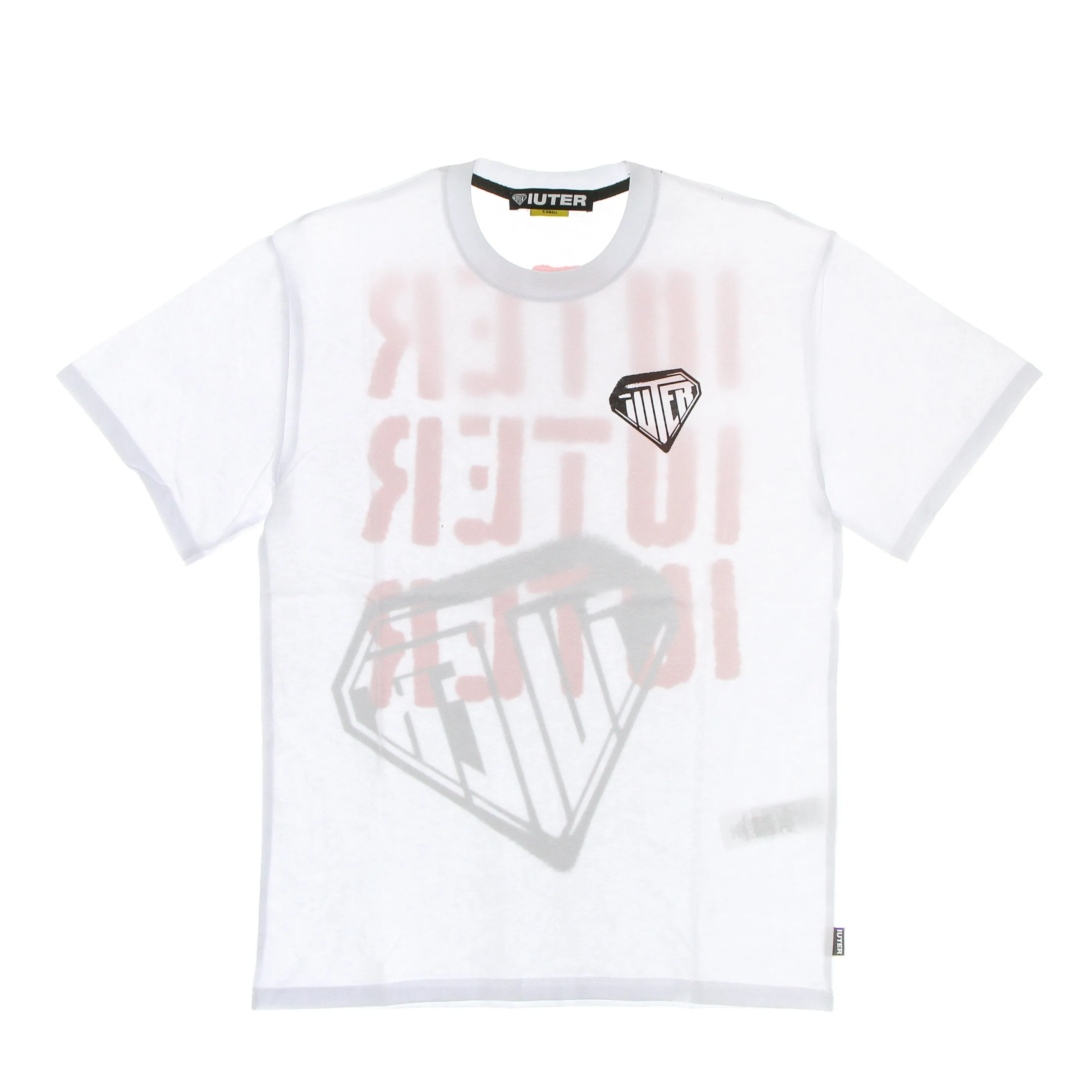 Maglietta Uomo Stencil Tee White