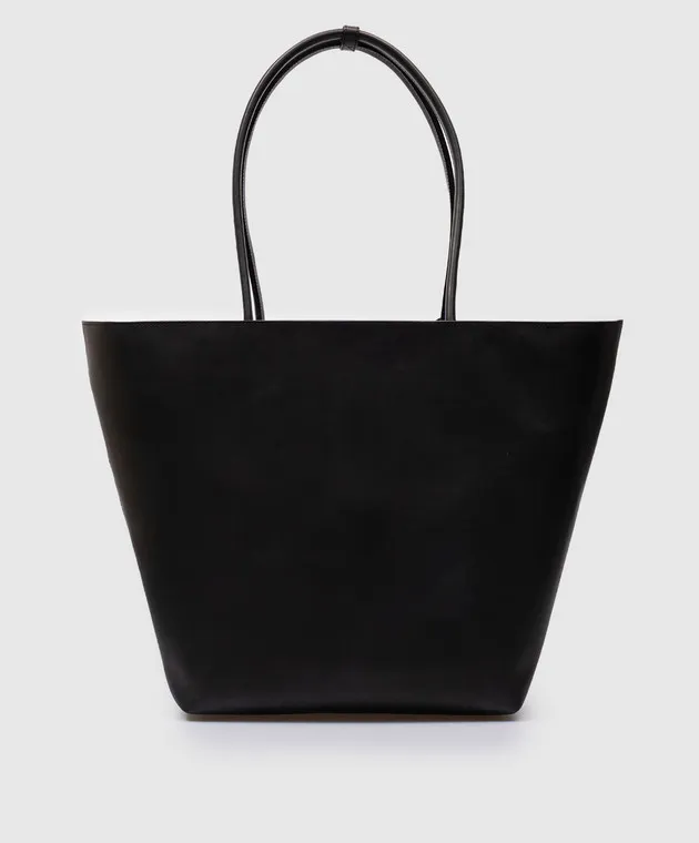 Marsell Borsa tote Svaso in pelle nera con logo MB0464118