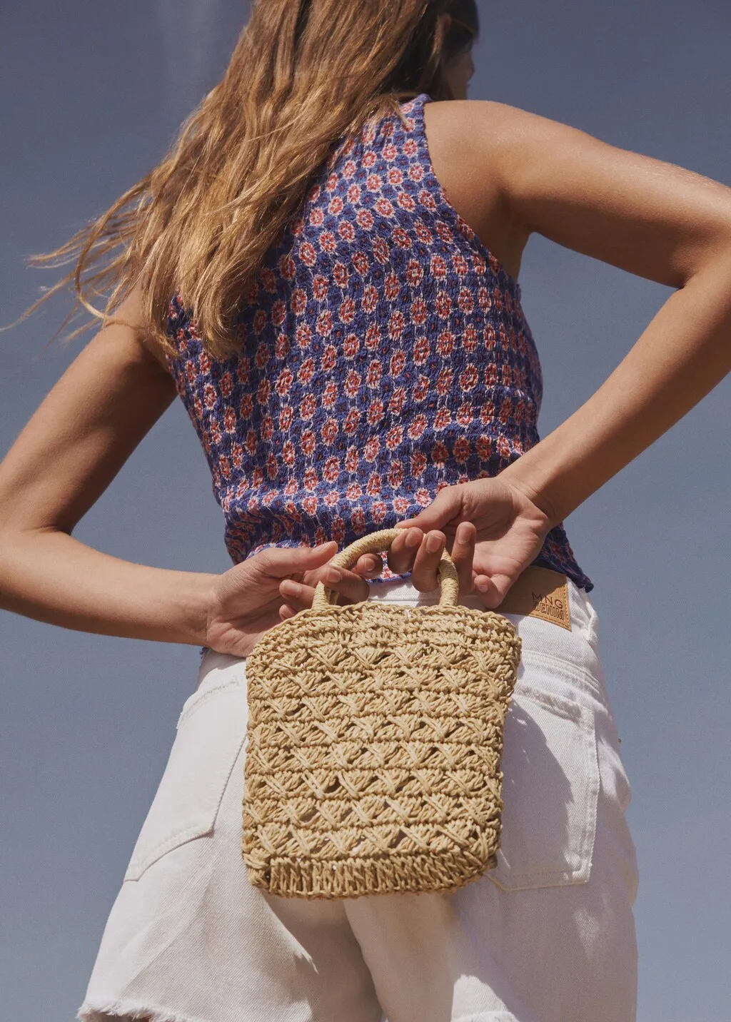 Mini borsa paglia