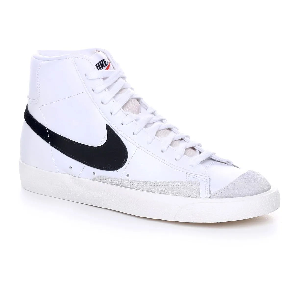 Nike Blazer Mid 77 Vintage Uomo Bianco Nero