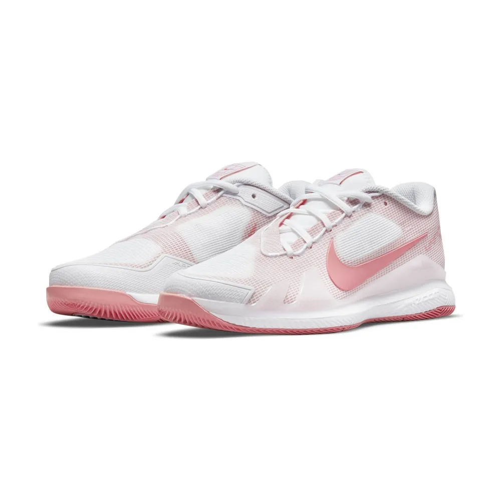 NIKE COURT AIR ZOOM VAPOR PRO HC - SCARPE/DONNA -WHITE/PINK SALT - CZ0222-106
