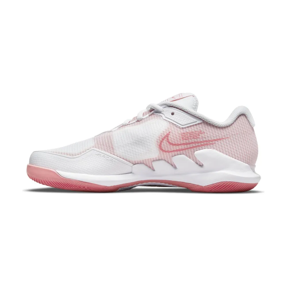 NIKE COURT AIR ZOOM VAPOR PRO HC - SCARPE/DONNA -WHITE/PINK SALT - CZ0222-106