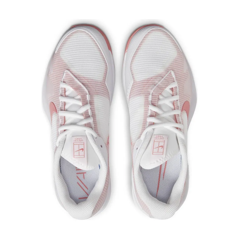NIKE COURT AIR ZOOM VAPOR PRO HC - SCARPE/DONNA -WHITE/PINK SALT - CZ0222-106