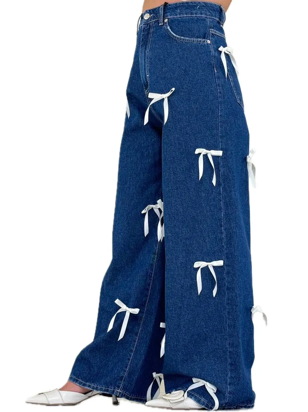 Pantalone Con Fiocchetti