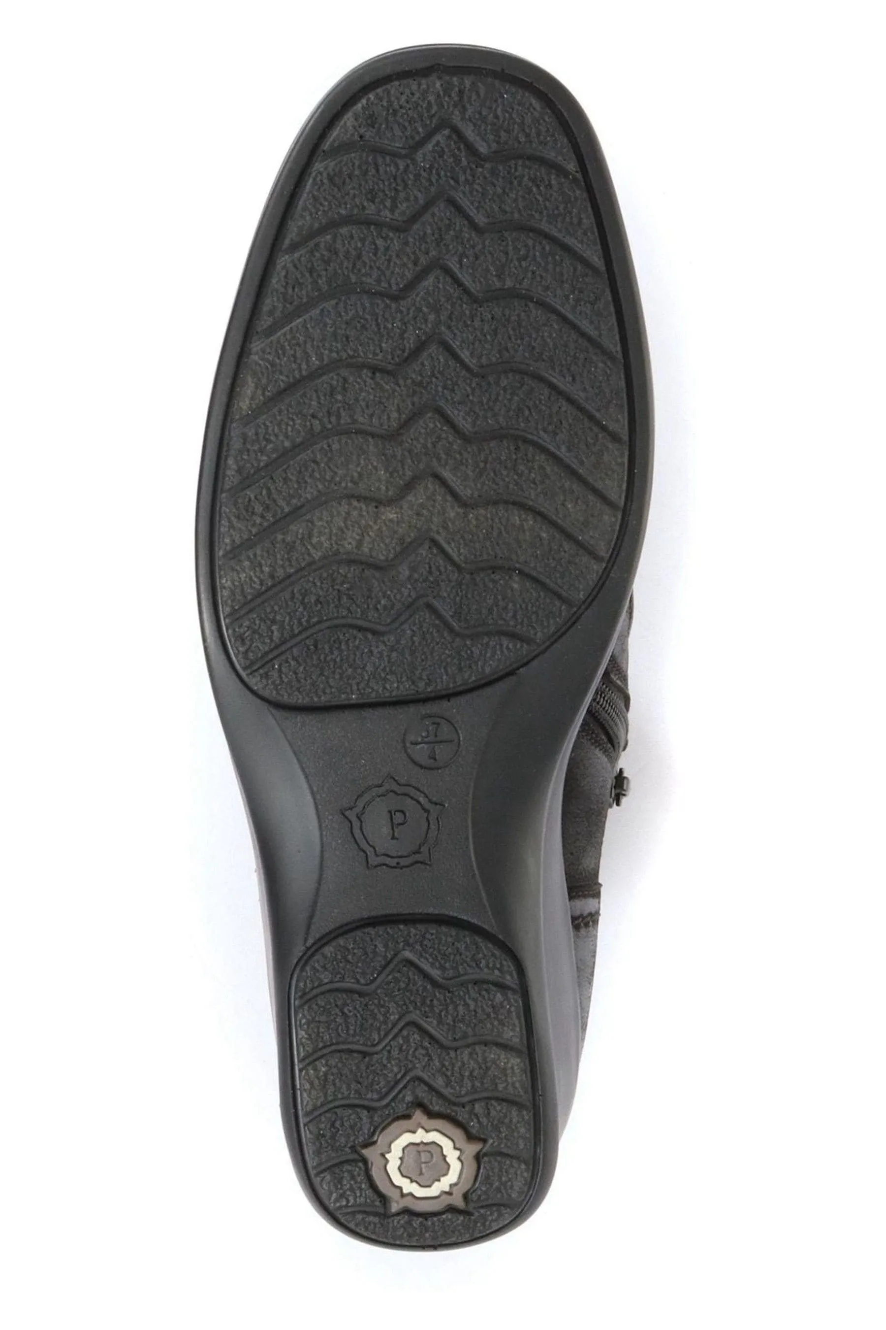 Pavers Ladies - Stivali alla caviglia in pelle con doppia zip