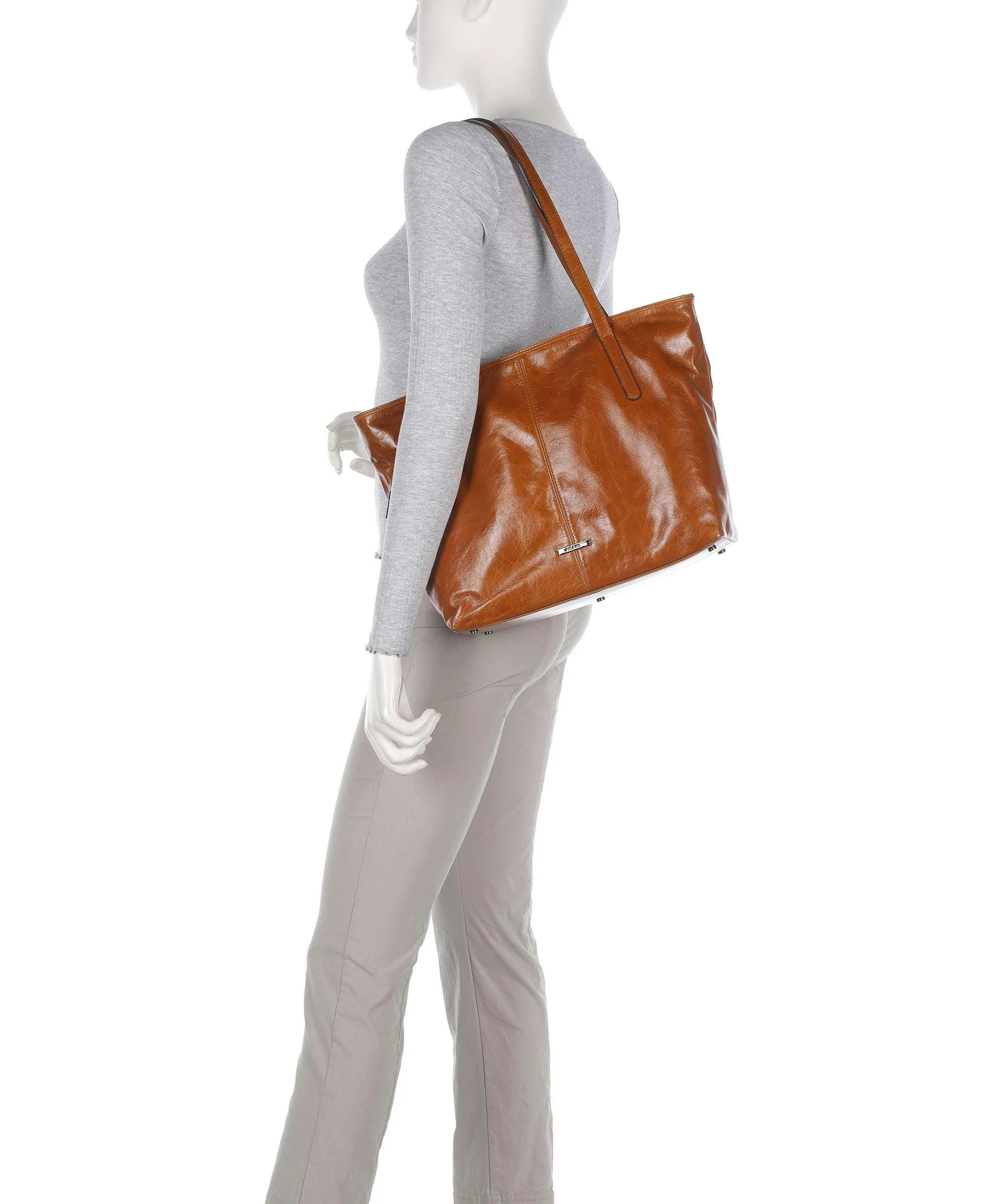  Picard Better Me Borsa shopper pelle di vacchetta grana cognac  