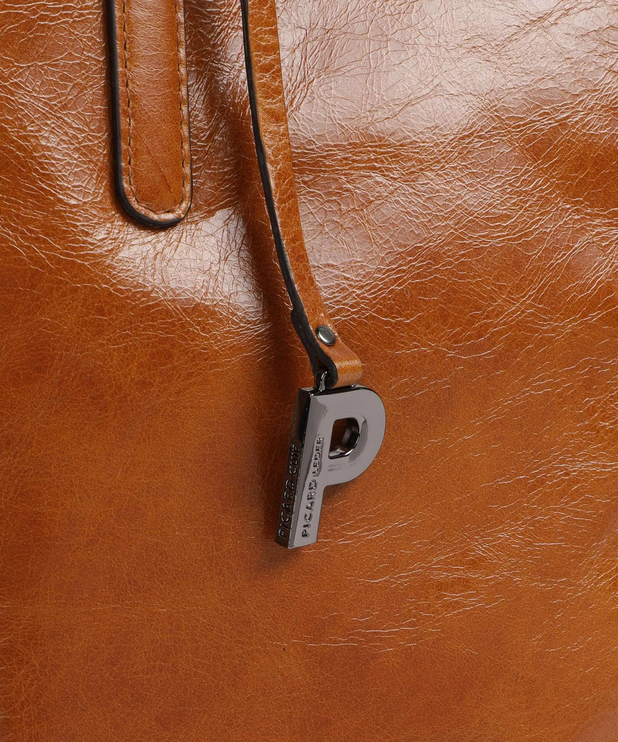  Picard Better Me Borsa shopper pelle di vacchetta grana cognac  