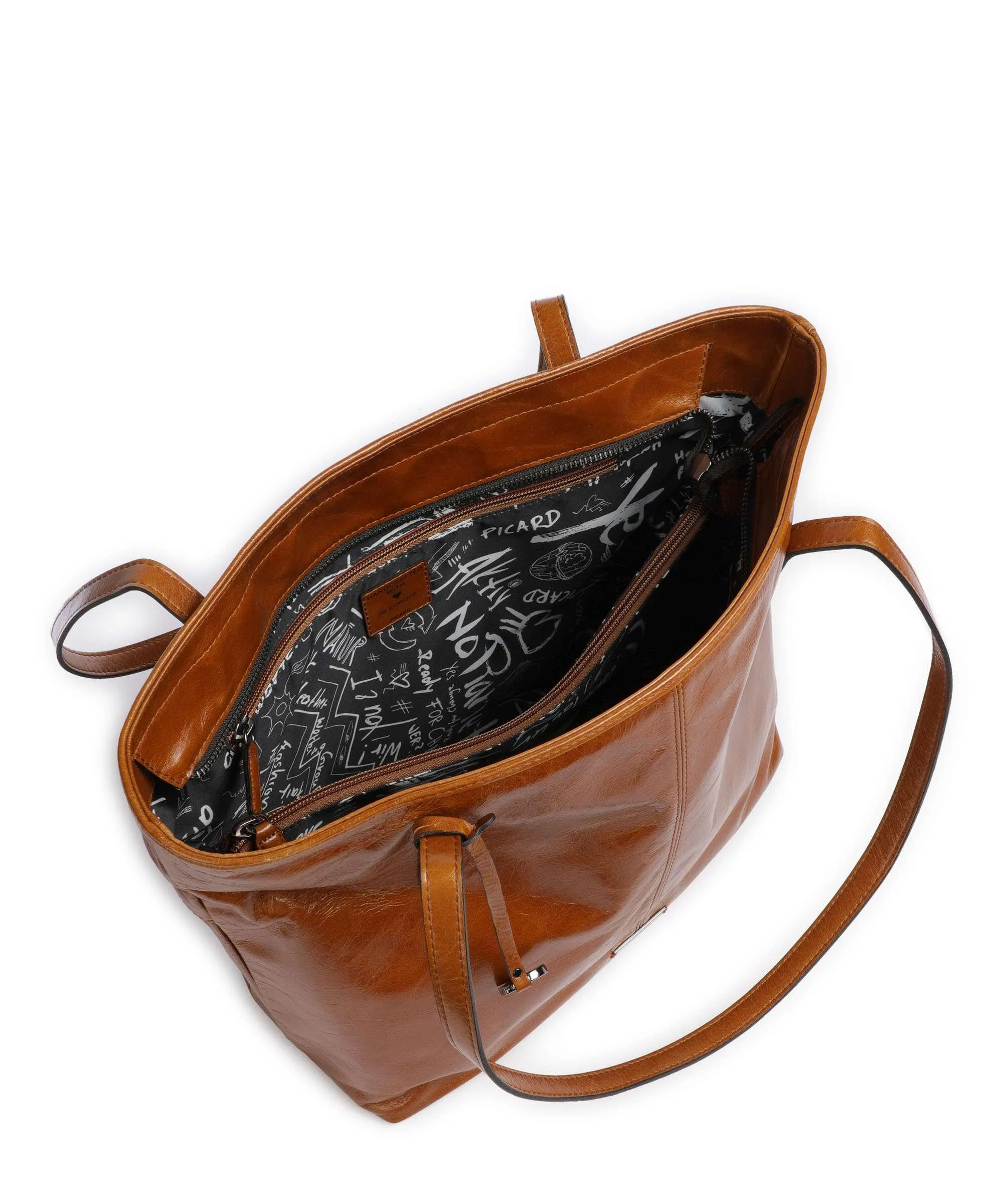  Picard Better Me Borsa shopper pelle di vacchetta grana cognac  