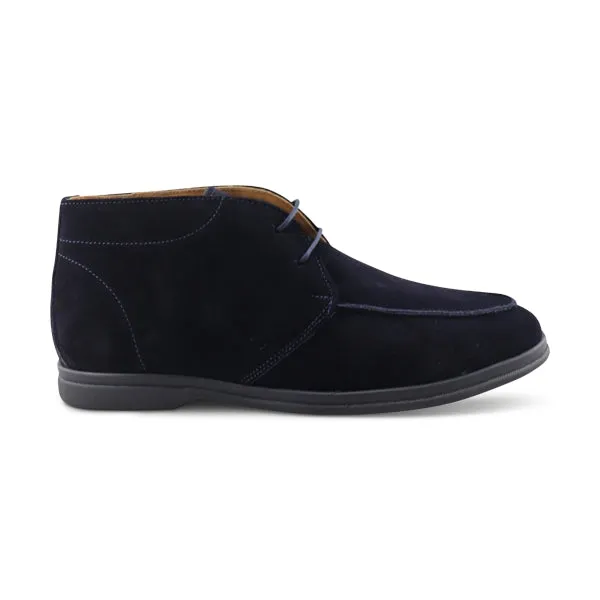 Polacchine in camoscio blu