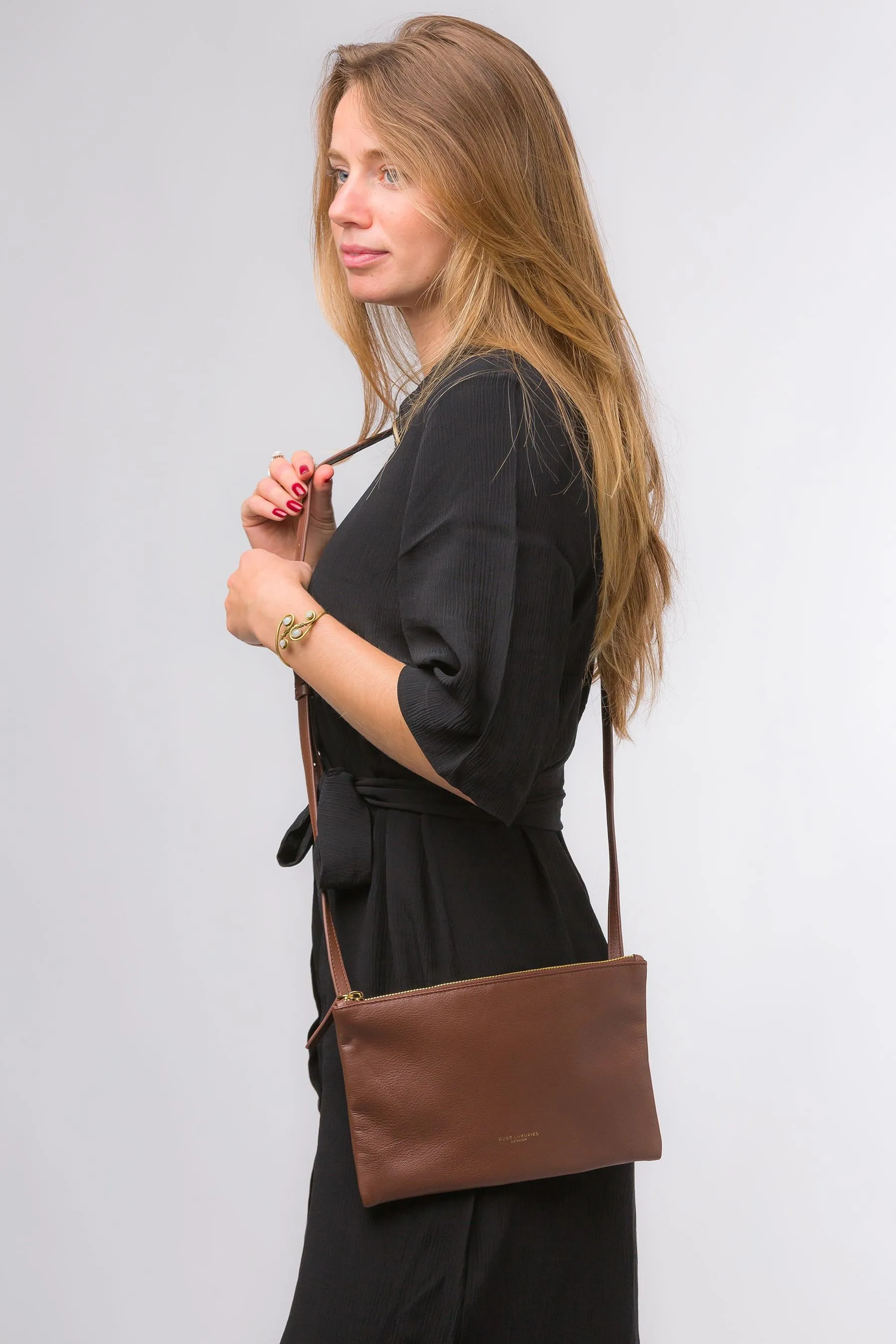 Pure Luxuries London - Anya - Borsa a tracolla in pelle nappa    