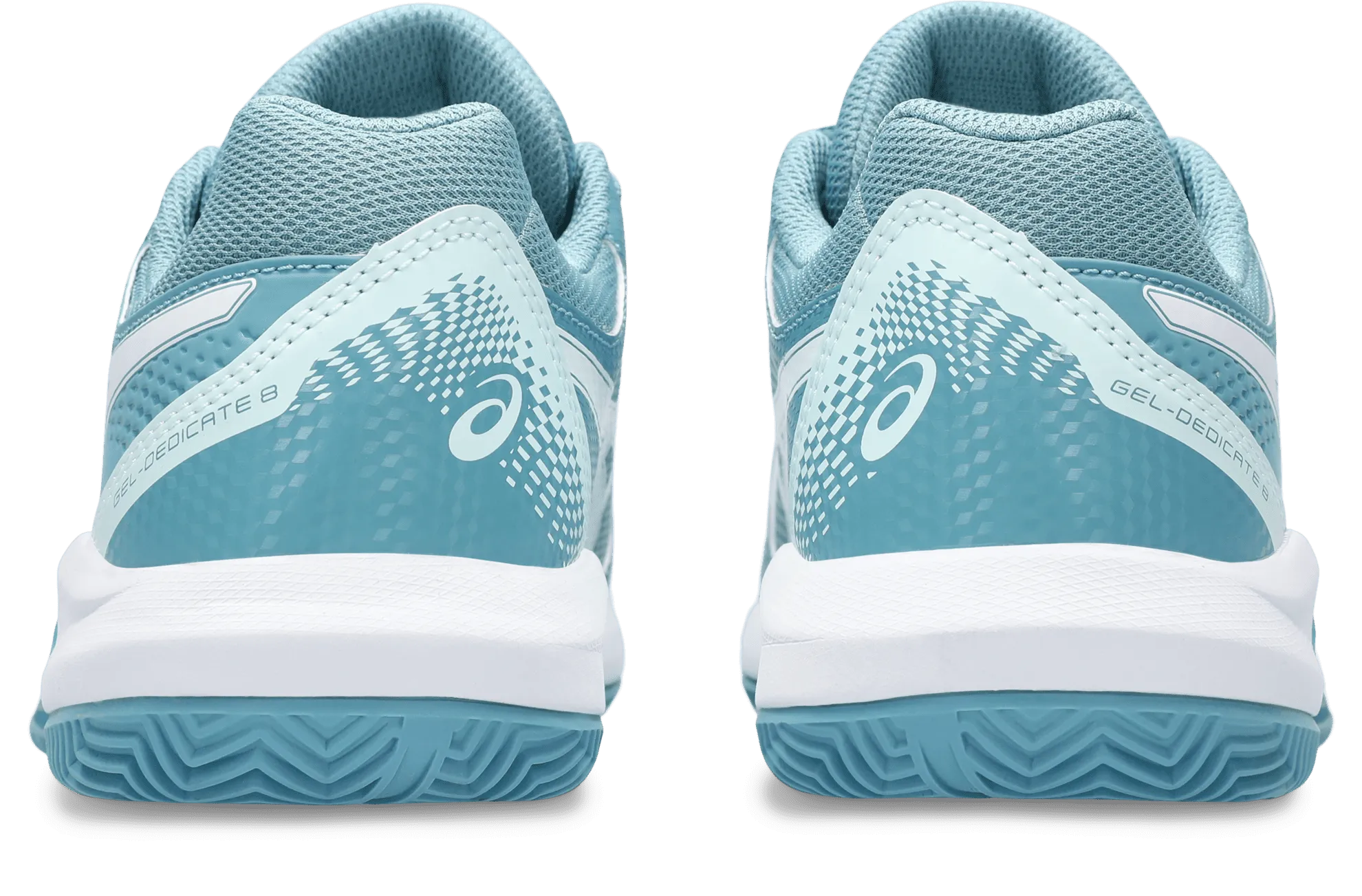 SCARPA DA TENNIS DA DONNA ASICS GEL-DEDICATE 8 CLAY GRIS BLUE WHITE 1042A255 400