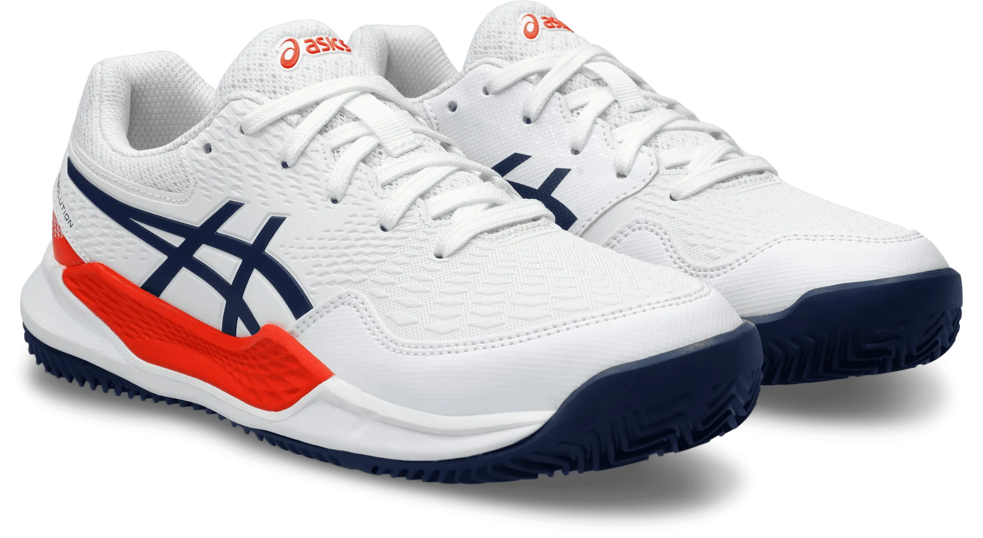 SCARPA DA TENNIS JUNIOR ASICS RESOLUTION 9 GS CLAY  1044A068 103