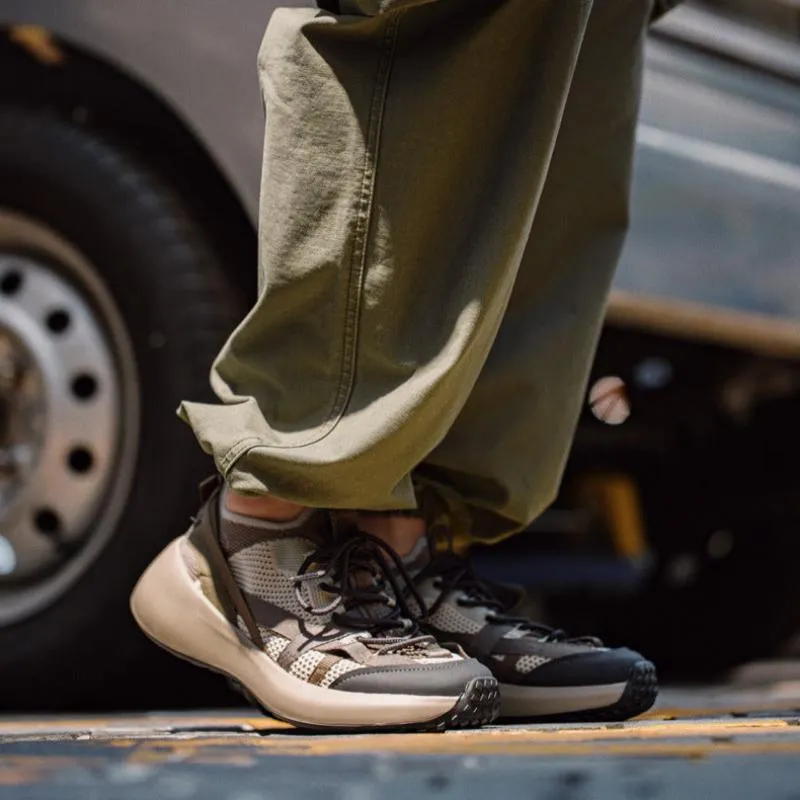 Scarpe da ginnastica casual in tela traspirante alla moda da uomo