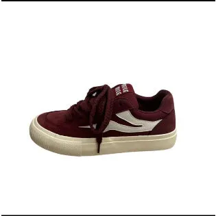 Scarpe da ginnastica piatte casual in tela traspirante da uomo