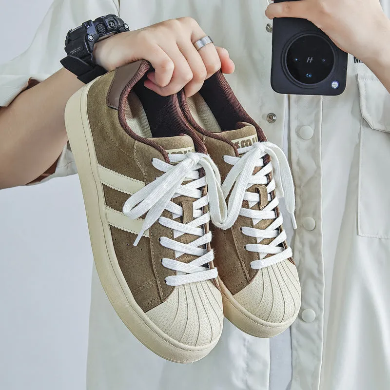Scarpe da skate casual piatte alla moda da uomo
