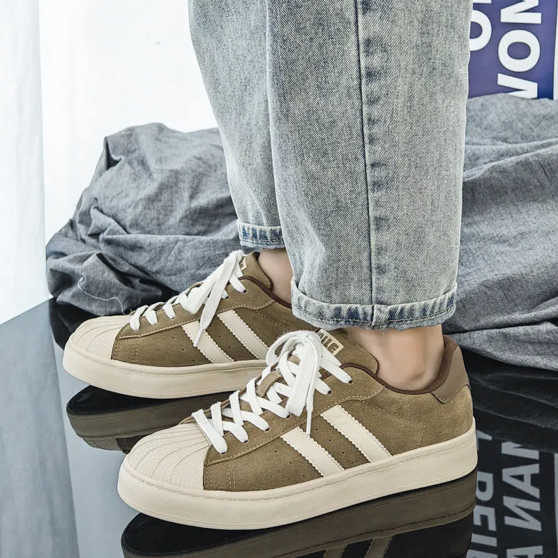 Scarpe da skate casual piatte alla moda da uomo