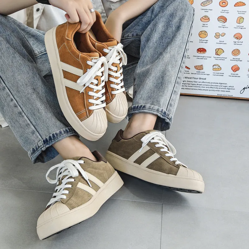 Scarpe da skate casual piatte alla moda da uomo