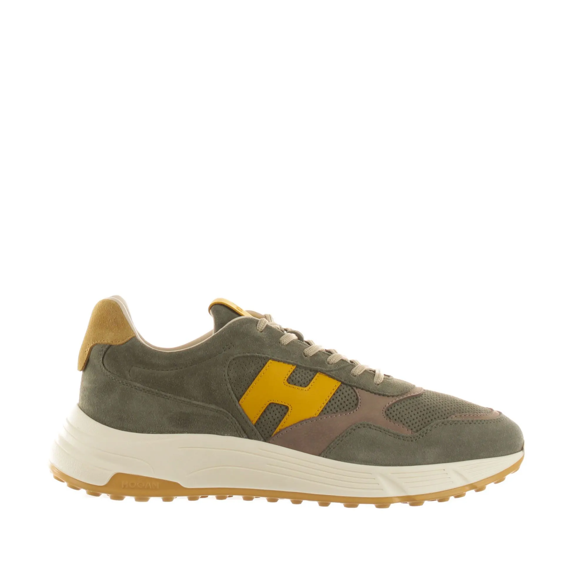 Sneaker hyperlight in camoscio