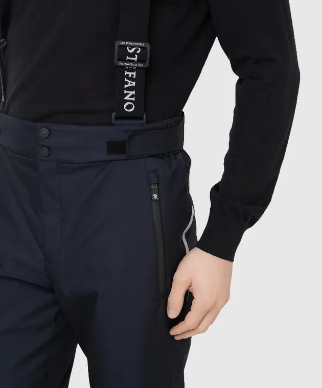 Stefano Ricci Tuta da sci blu navy MQT0S00010LR0002