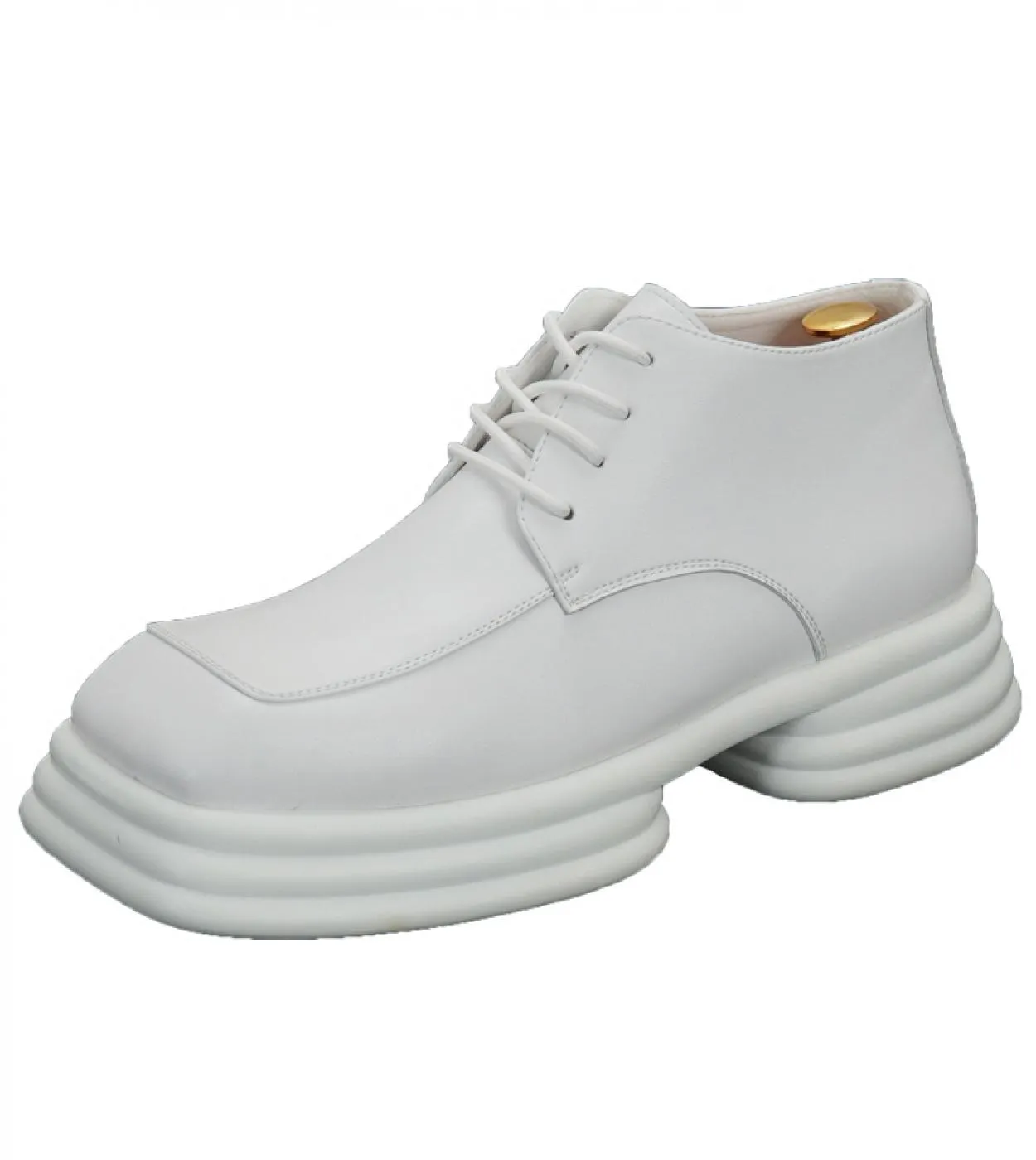 Stivaletto Uomo Bianco Punta Quadrata Uomo Scarpe Antinfortunistiche Scarpe Tennis Uomo Firmate