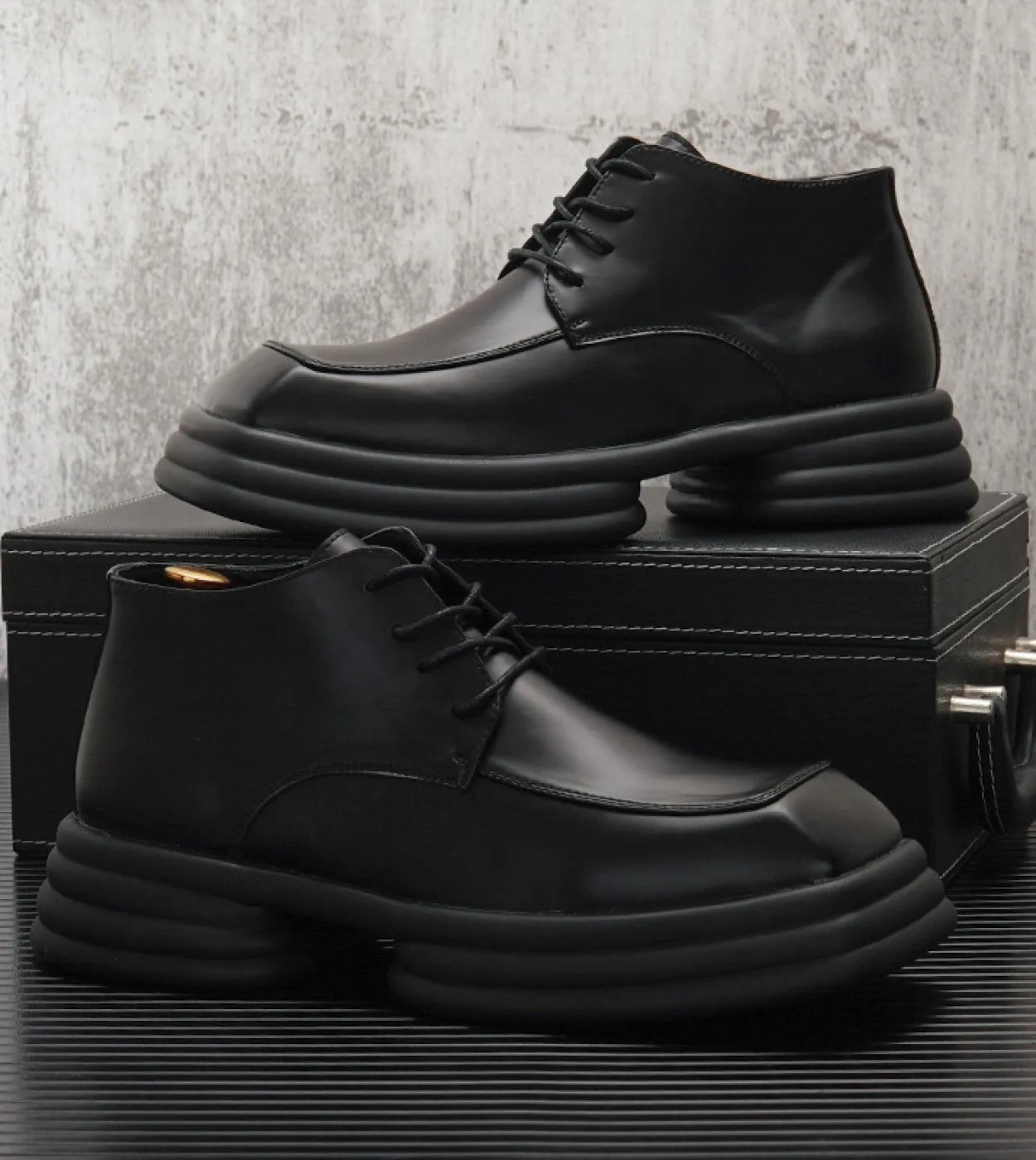 Stivaletto Uomo Bianco Punta Quadrata Uomo Scarpe Antinfortunistiche Scarpe Tennis Uomo Firmate
