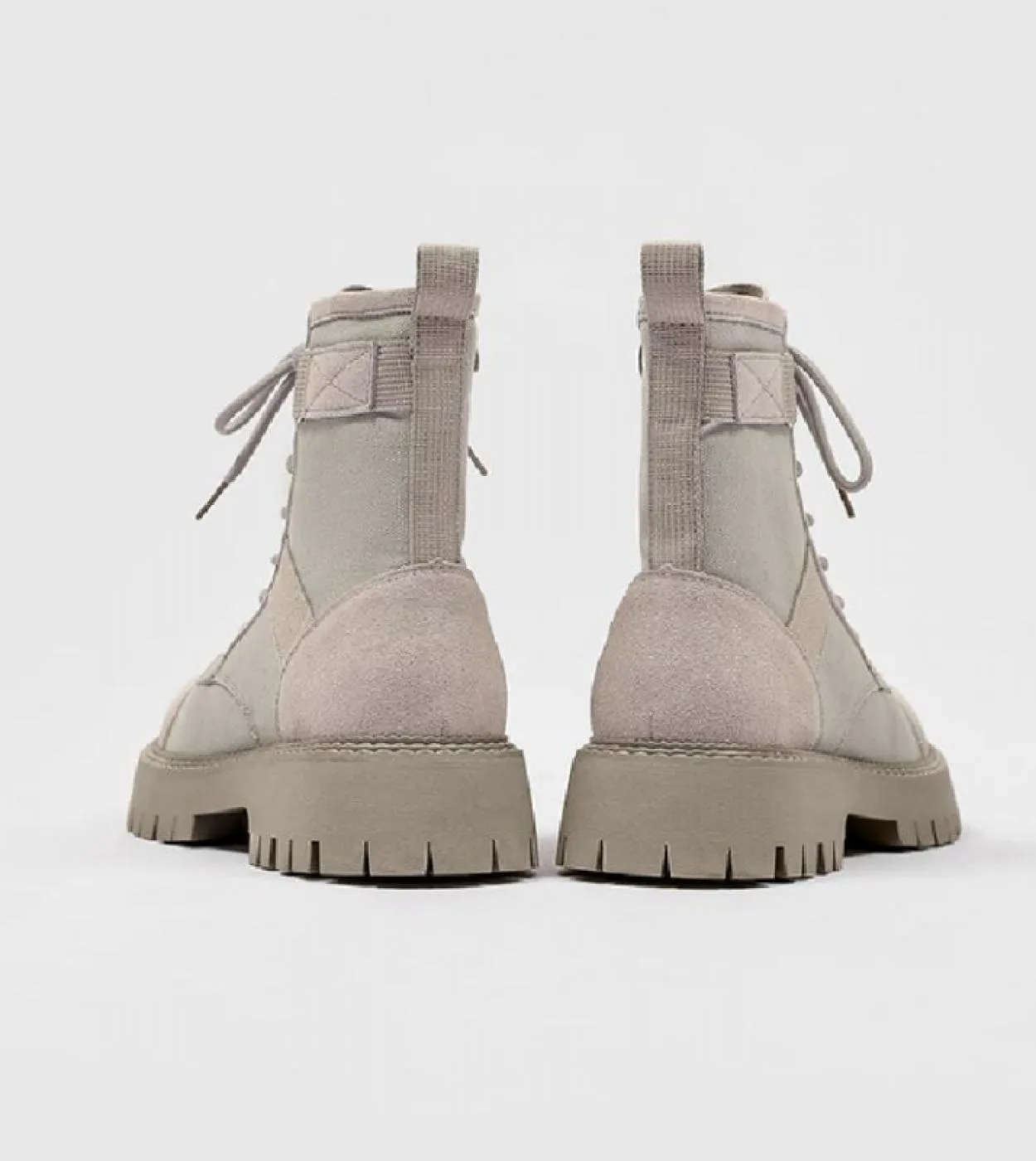 Stivali da deserto da uomo retrò Stivali di sicurezza da uomo medio alti in tela Scarpe da alpinismo da uomo allaperto marrone