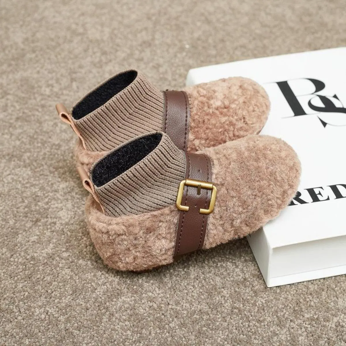 Stivali invernali per bambini Ragazze Scarpe invernali per bambini Scarpe per bambini Ragazza Pelliccia calda invernale