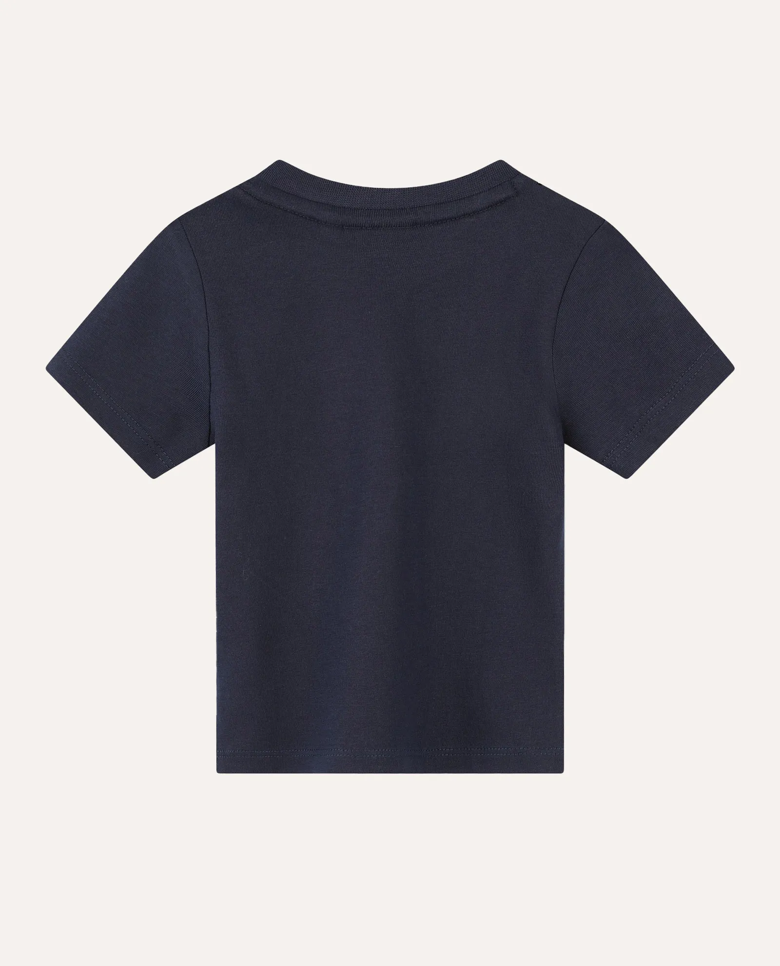 T-shirt bambino Boss con logo ripetuto