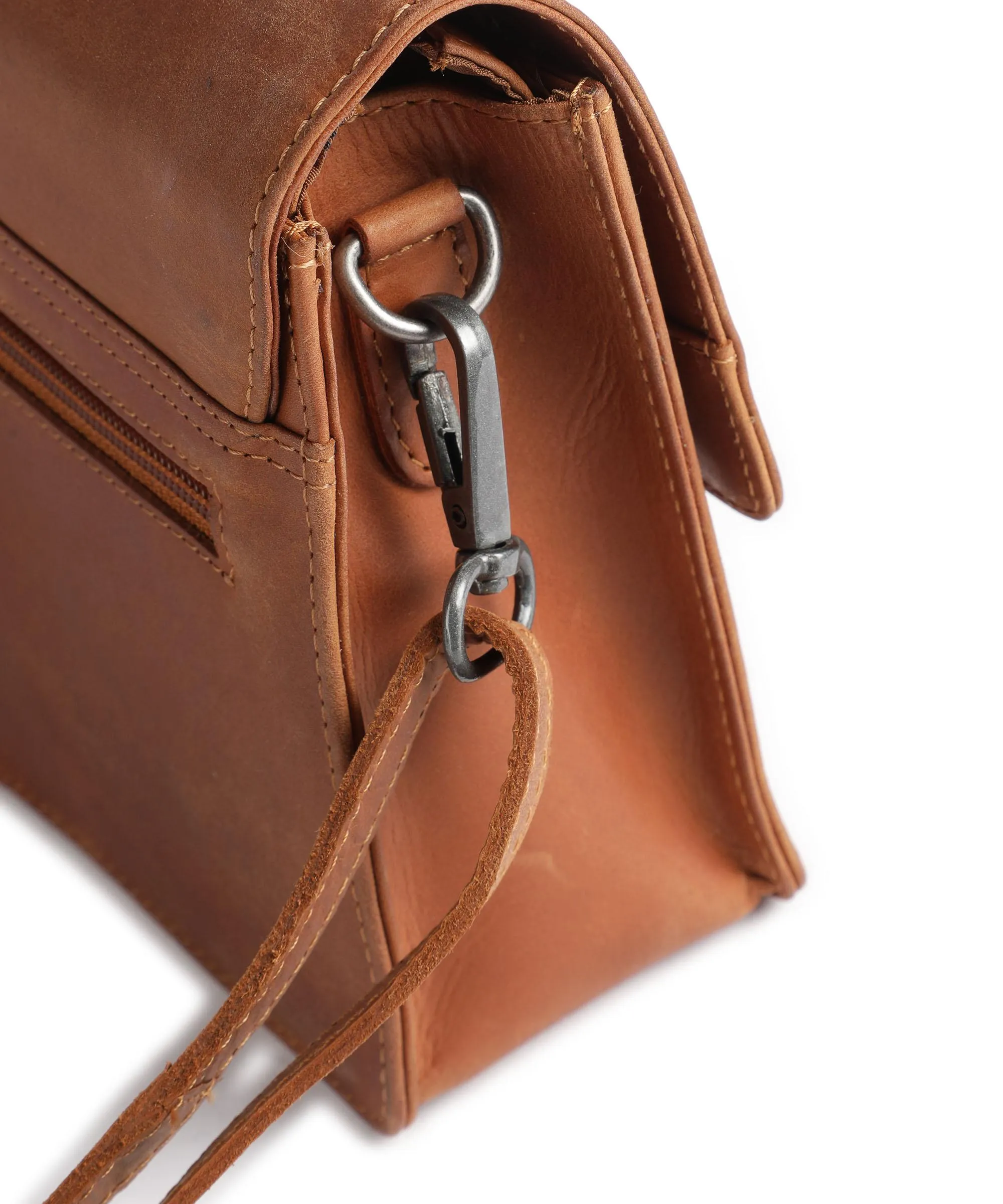  The Chesterfield Brand Lucca Borsa a tracolla pelle di vacchetta pull-up cognac  