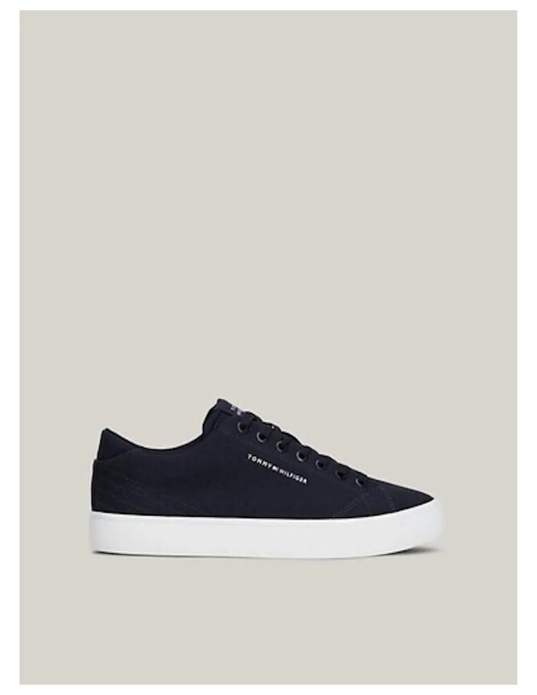 TOMMY HILFIGER SNEAKERS UOMO,TH HI VULC LOW CANVA