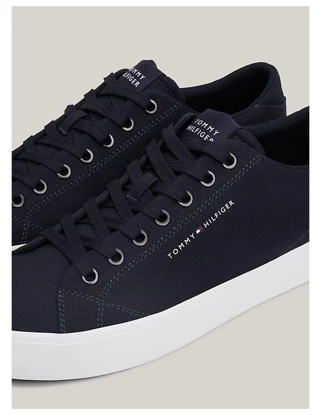TOMMY HILFIGER SNEAKERS UOMO,TH HI VULC LOW CANVA