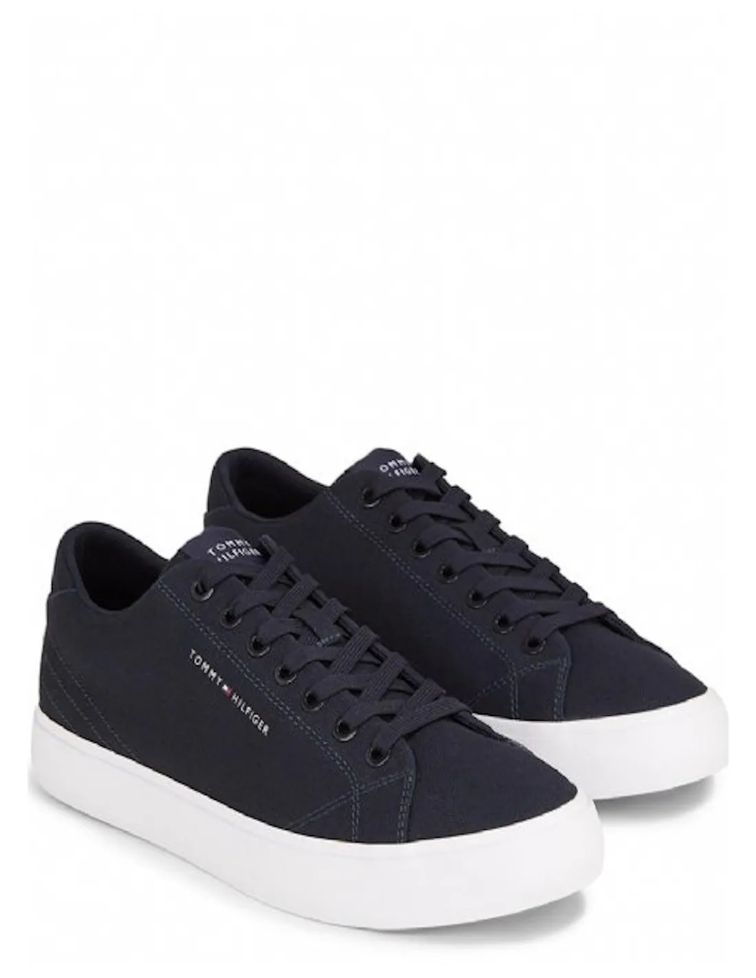 TOMMY HILFIGER SNEAKERS UOMO,TH HI VULC LOW CANVA