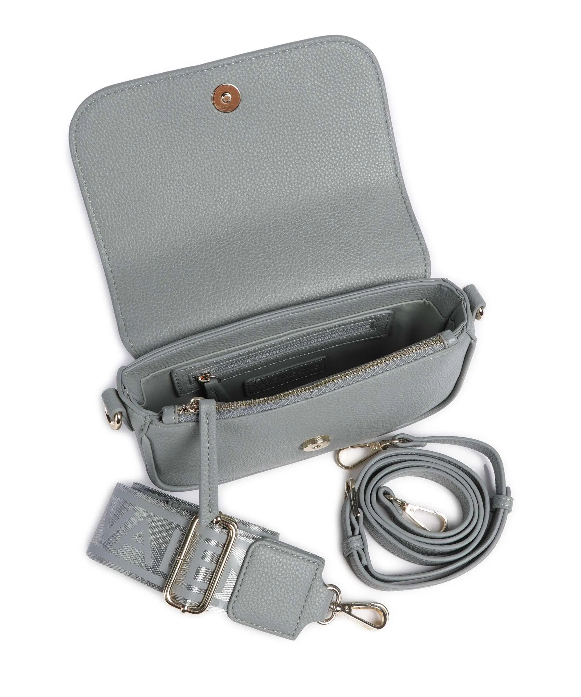  Valentino Bags Miramar Borsa a tracolla pelle sintetica blu-grigio  