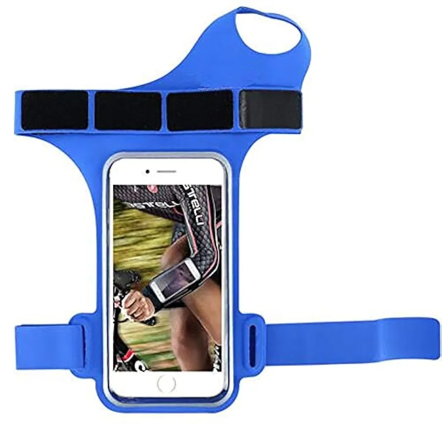 ZLZL Bracciale da Corsa con Chiave E Fessura per Cuffia per Cellulare Fino A 5,5″Braccetto con Borsa da Polso Impermeabile – Per